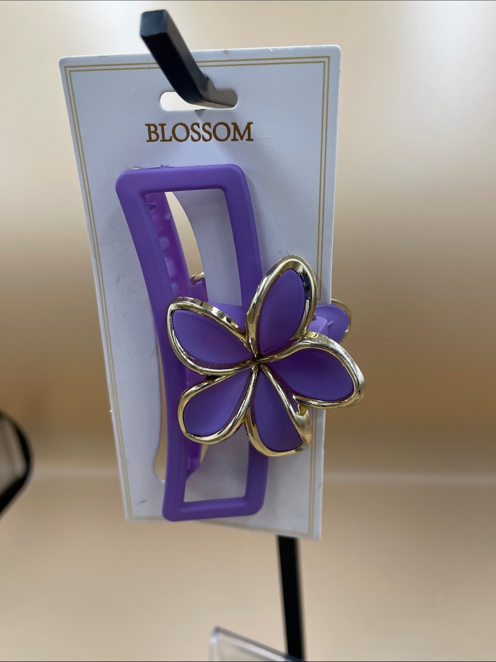 Blossom Flower Hair Accessory nice quality in Purple